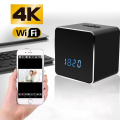 4K/2K/1080P P2p IR Night Vision WiFi Hidden Bluetooth Alarm Clock Camera with Mirror Function